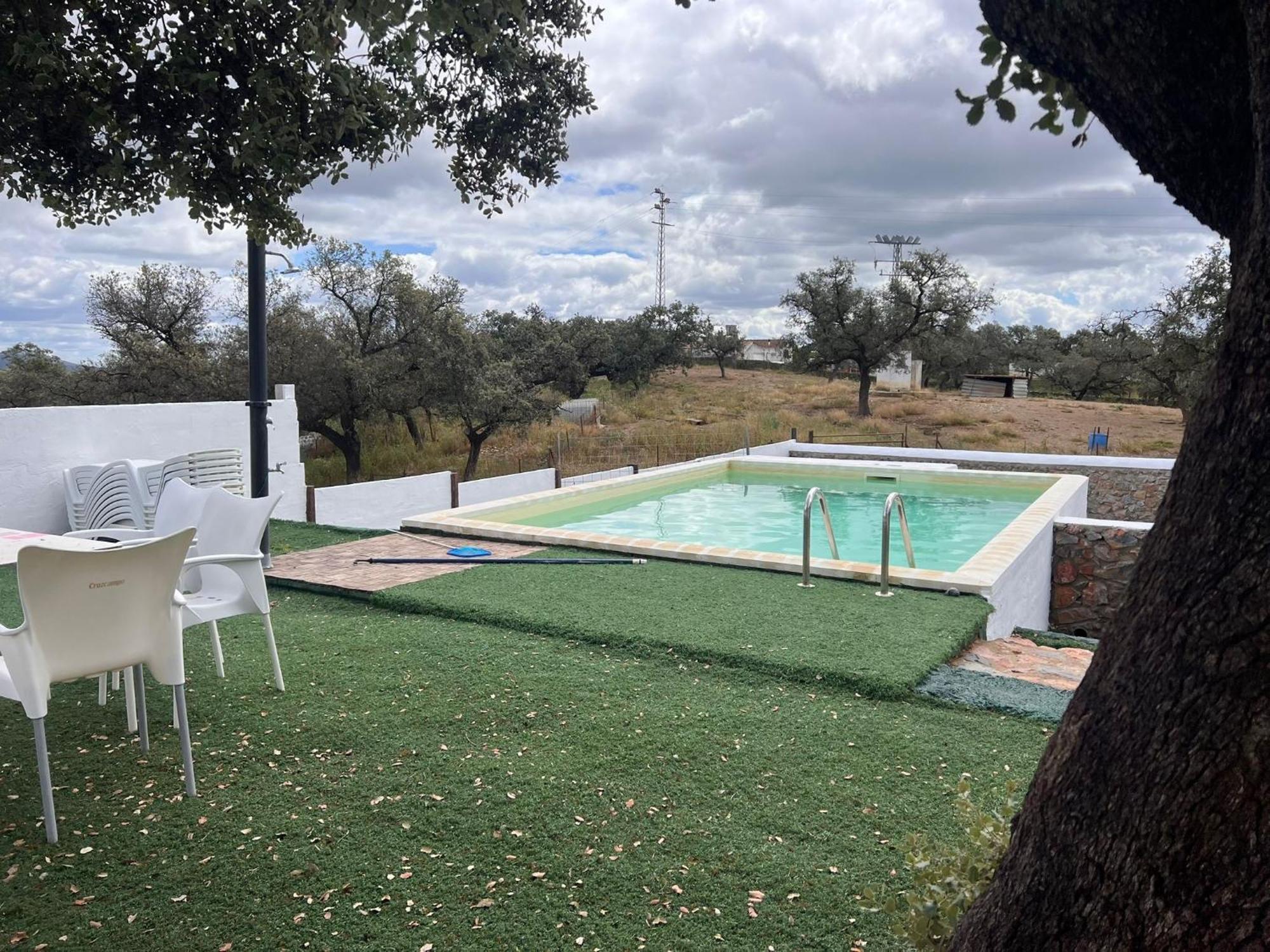 Casa Rural Quejigo Con Piscina Санта Олайя дел Кала Екстериор снимка