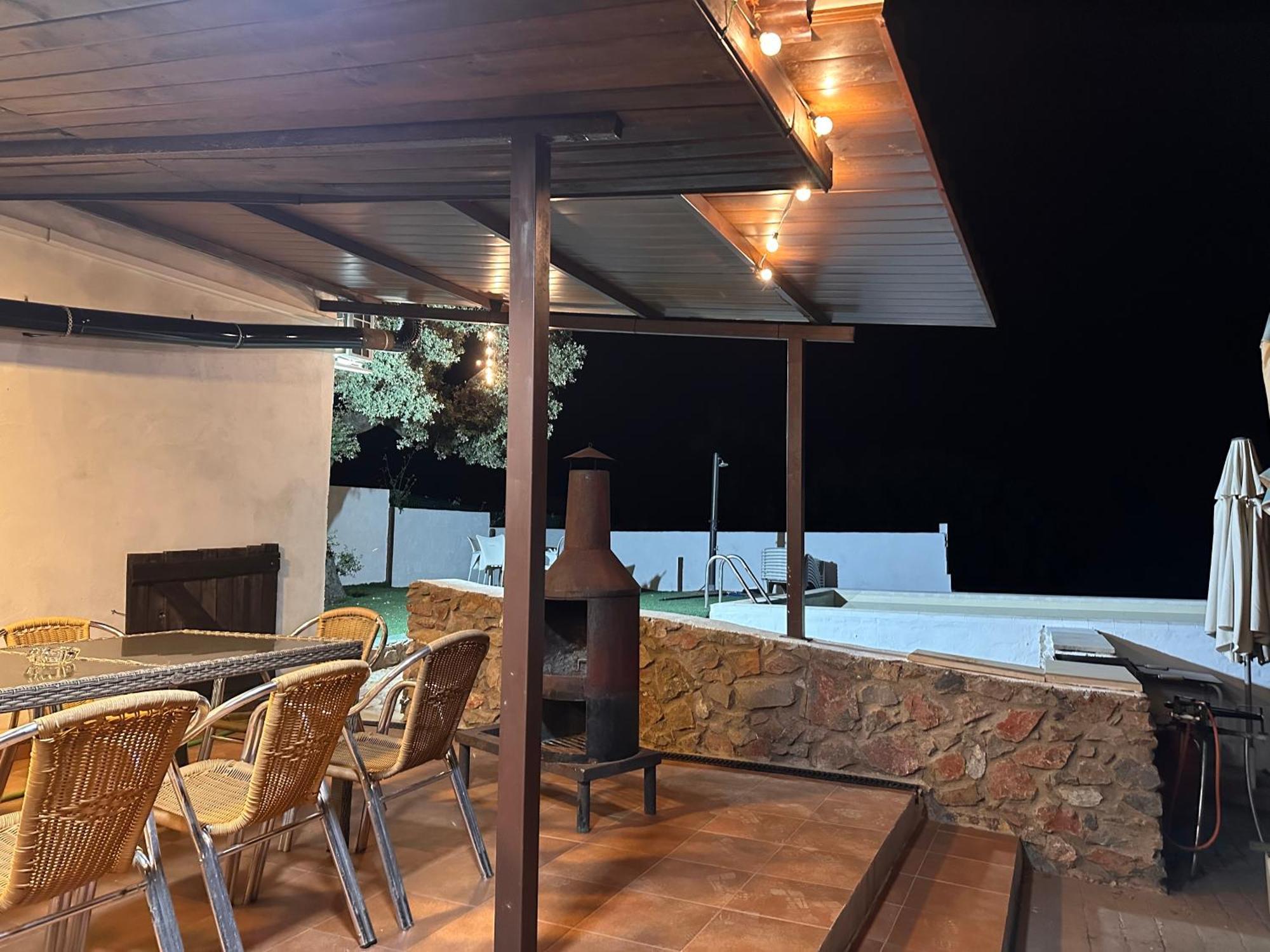 Casa Rural Quejigo Con Piscina Санта Олайя дел Кала Екстериор снимка